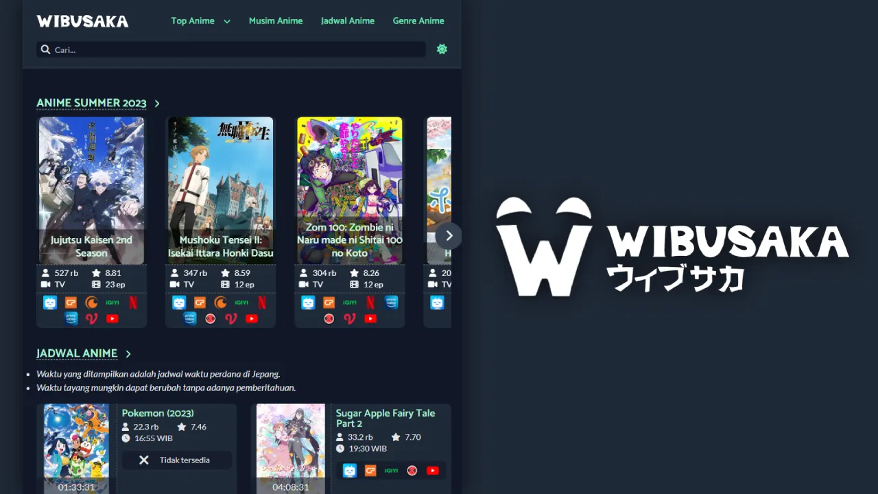 Image cover of WibuSaka's website